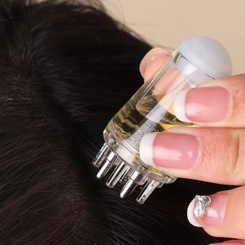 2-in-1 Scalp Root Hair Oil Applicator Comb | Hair Growth & Scalp Care Massage Tool