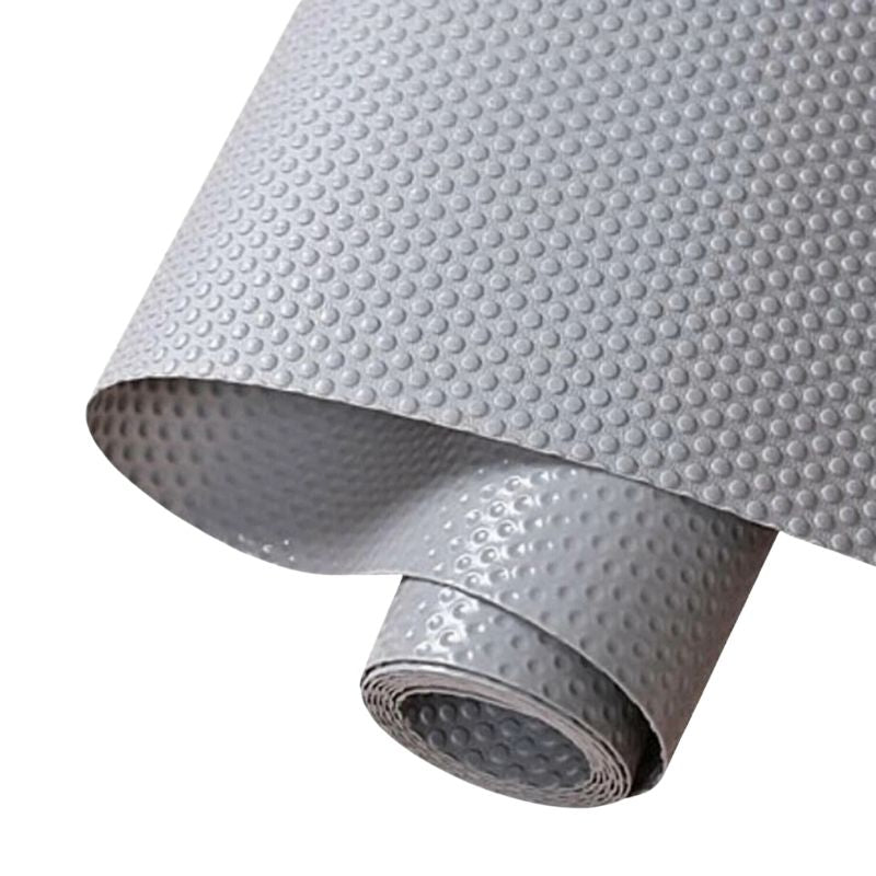 Anti-Slip Fridge & Shelf Mat | Waterproof Washable Liner for Kitchen Drawers Cabinets | Dark Grey